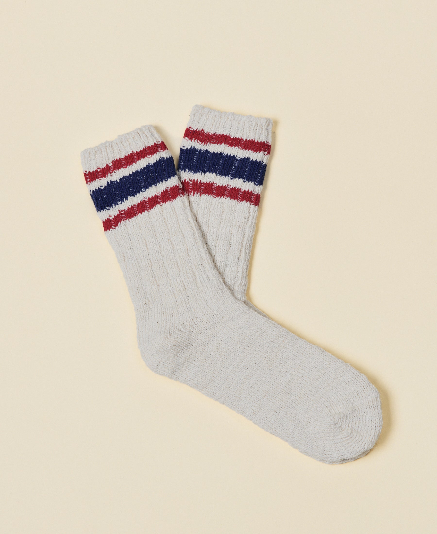 Unisex HeavyWeight Cotton Striped Socks Sailer