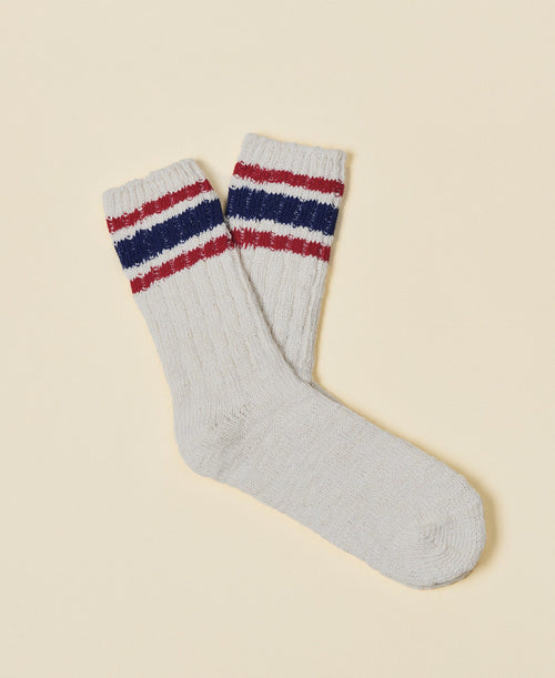 Unisex HeavyWeight Cotton Striped Socks Sailer