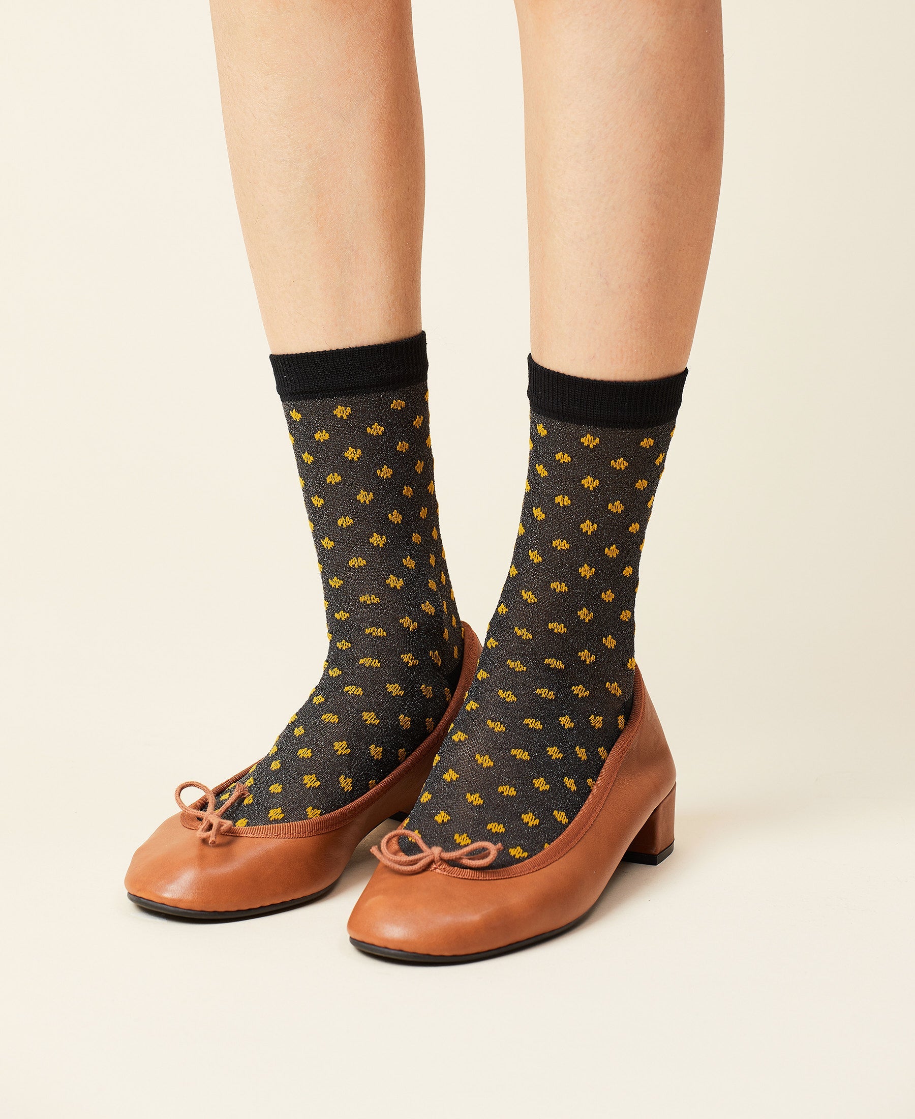 Women's Sheer Socks Paprika - Spiced Cocoa