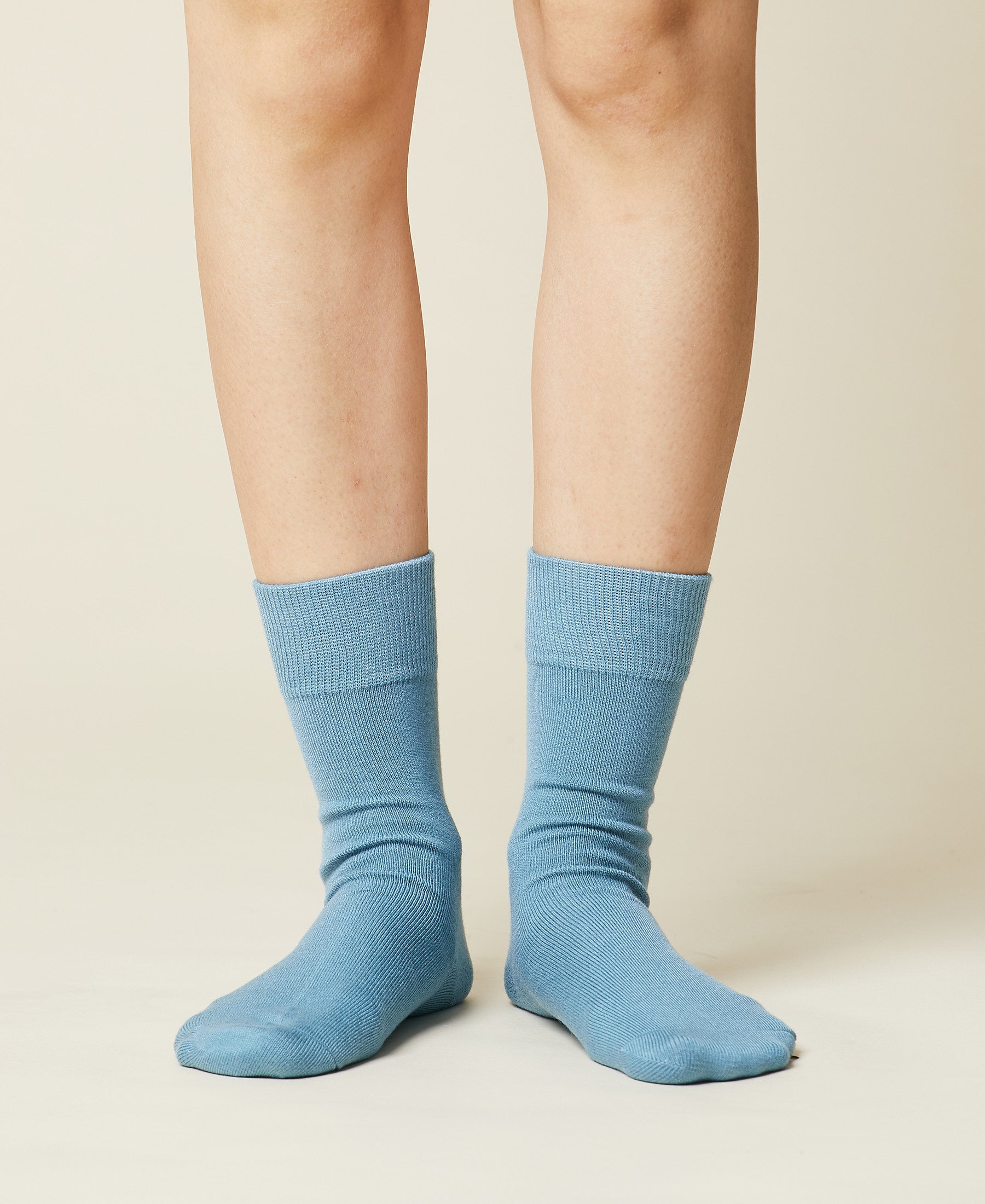 Women's Wool Crew Sock Clyde - Powder Blue