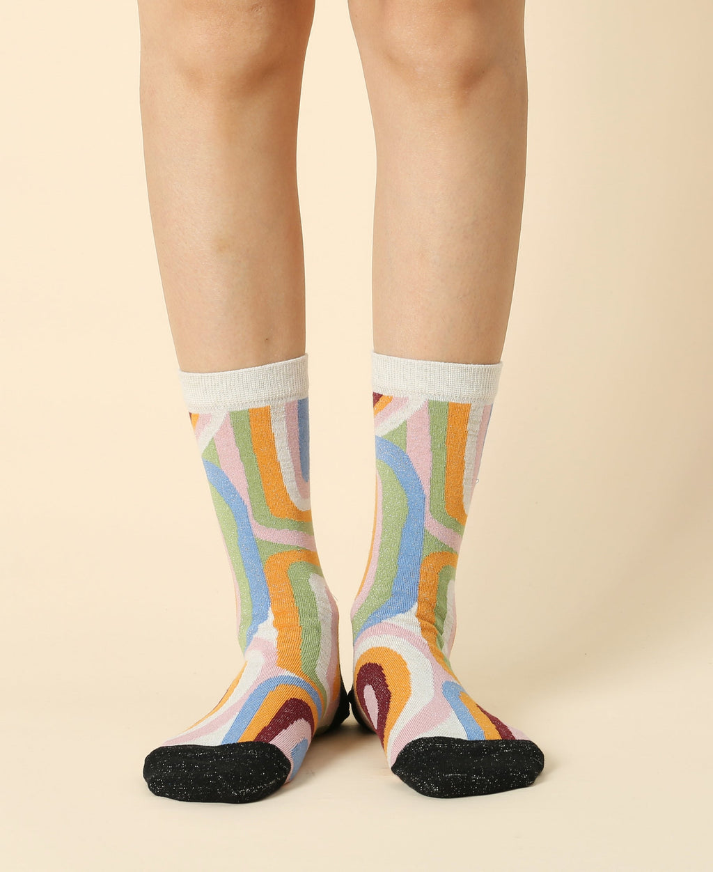 Women's Abstractionist Sheer Socks