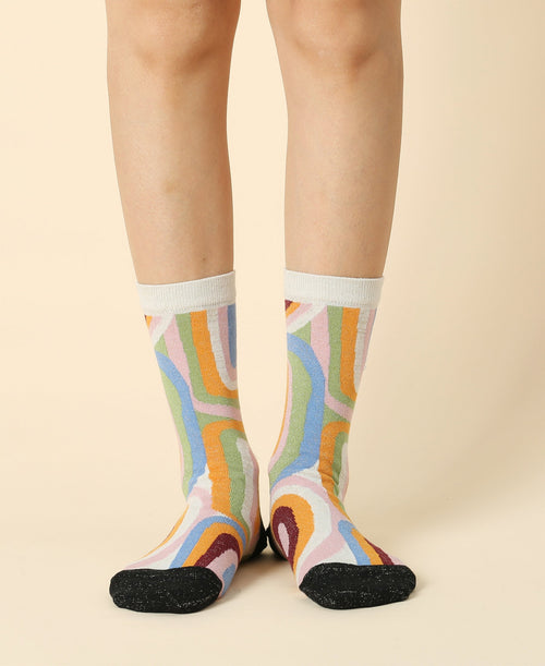 Women's Abstractionist Sheer Socks