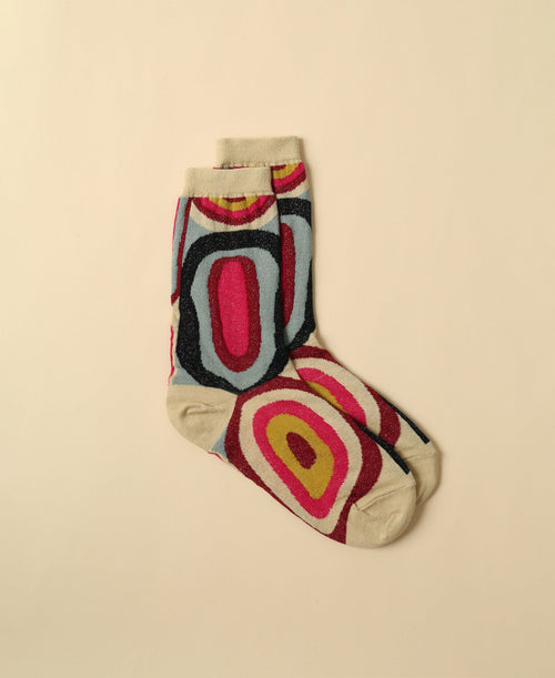 Women's Abstractionist Sheer Socks