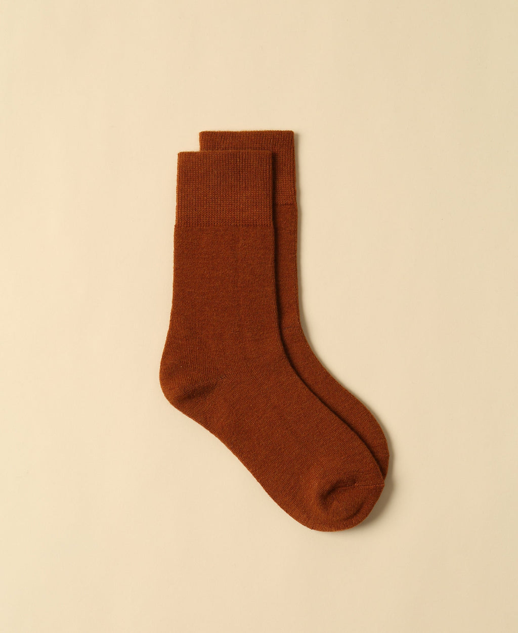 Women's Wool Crew Sock Clyde - Caramel