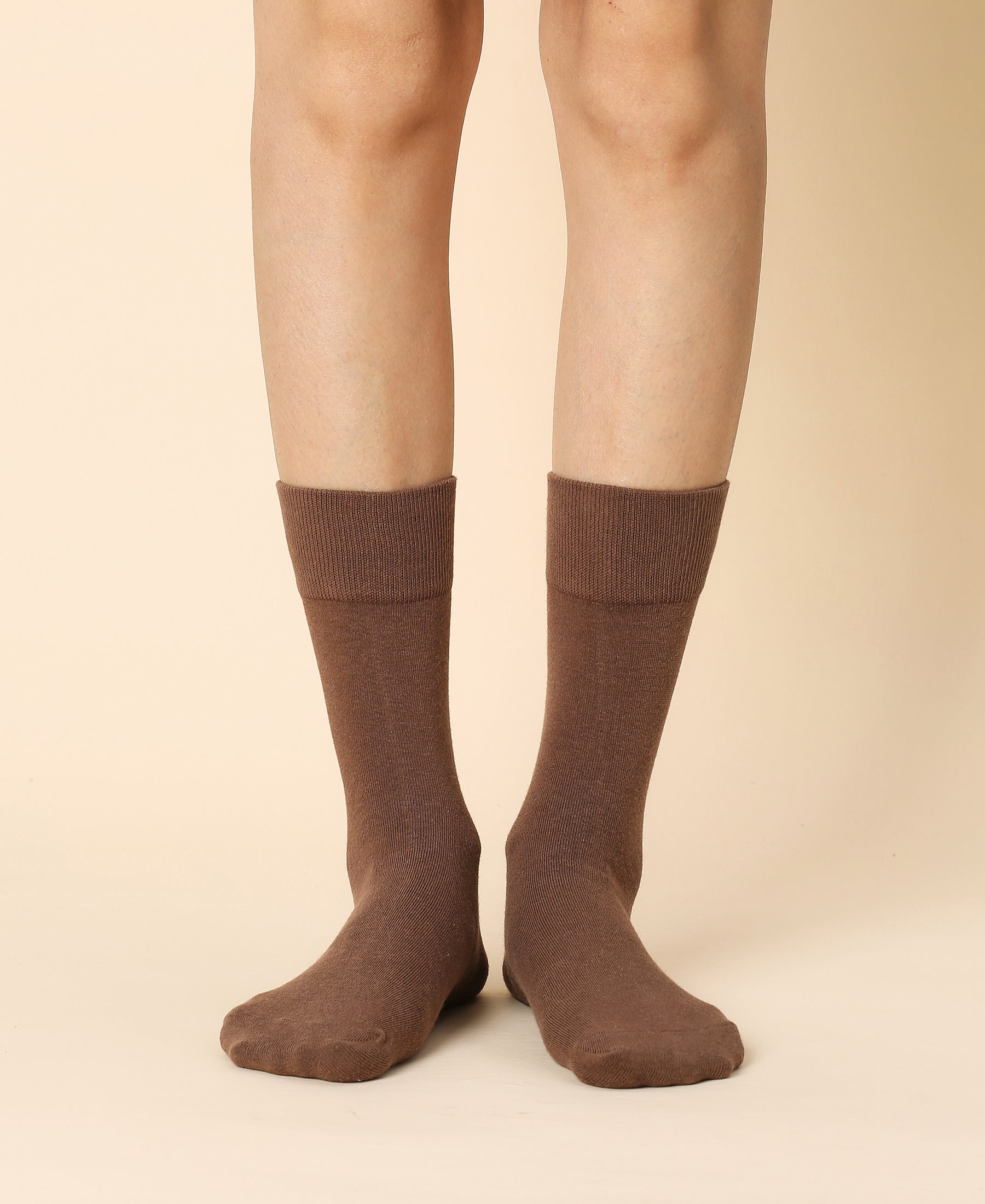 Women's Wool Crew Sock Clyde - Amber