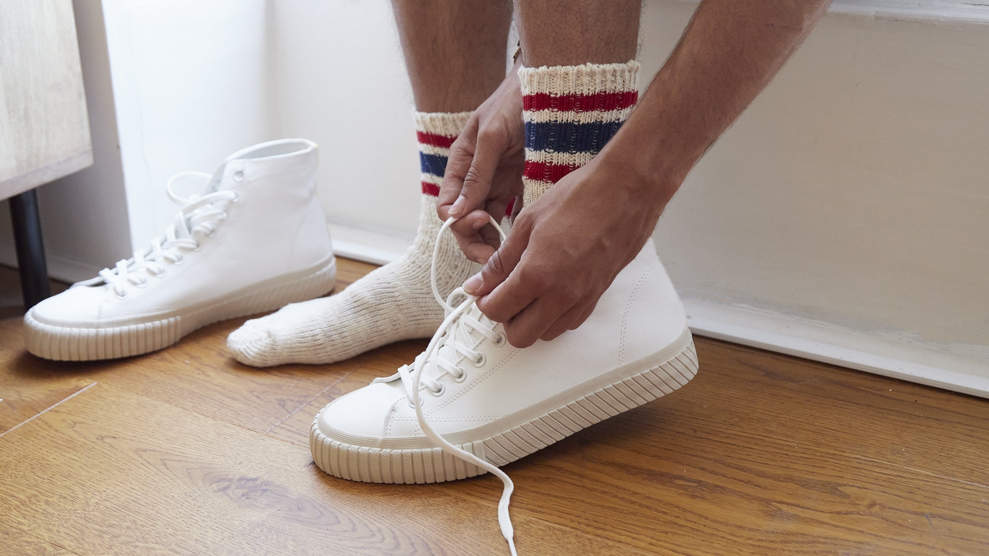 Unisex HeavyWeight Cotton Striped Socks Sailer